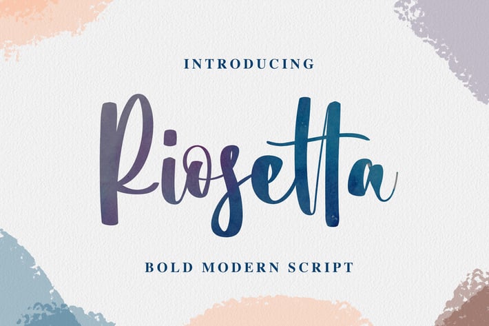 Riosetta - Bold Modern Script