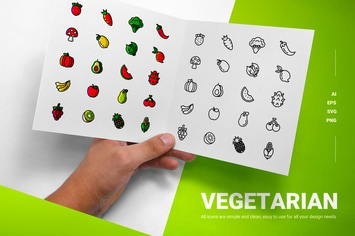 Vegetarian - Icons