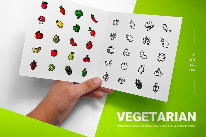 Vegetarian - Icons