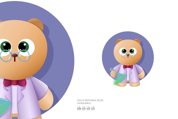 Bear Cartoon Illustration