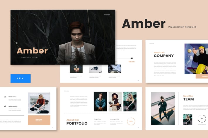 Amber - Business Keynote Template