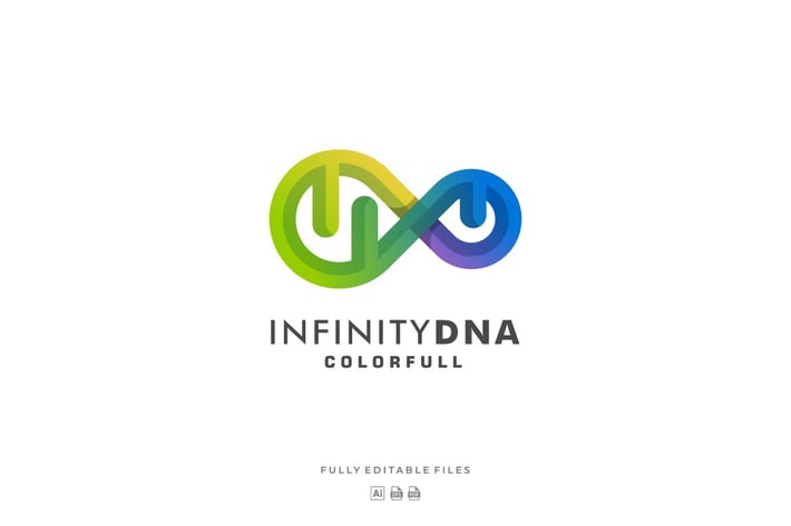 DNA Colorful Logo