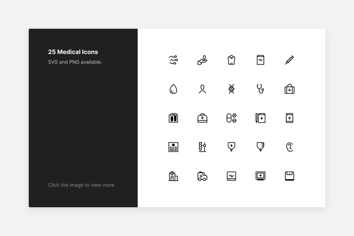Medical Icons - Line style