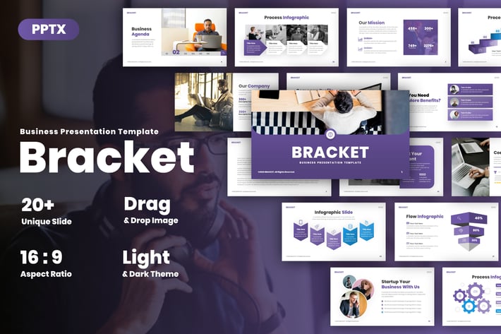 Bracket Business Presentation Template