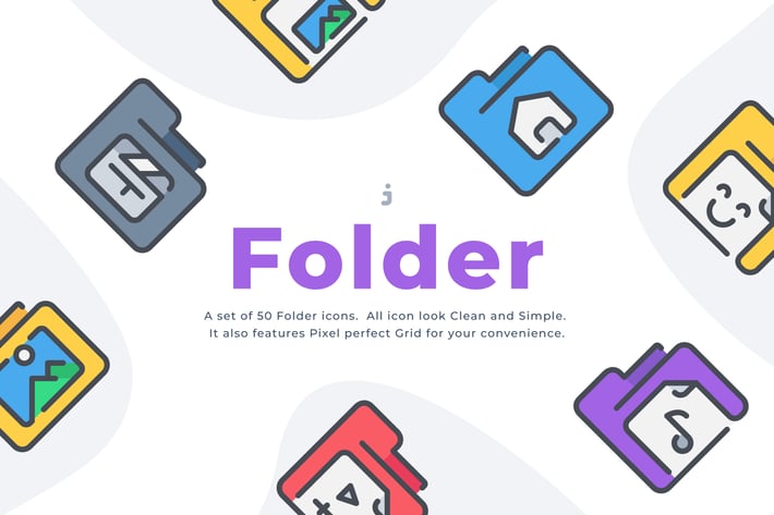 50 Folder icon set