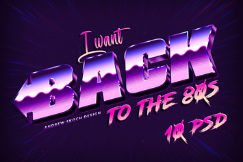 New 80s Text Effects
