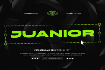 Juanior - Expanded Sans Serif Display