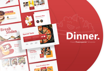 Dinner - Food Powerpoint Template
