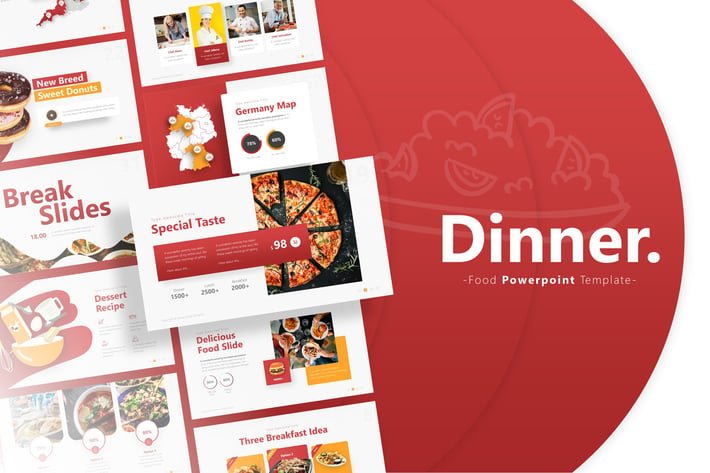 Dinner - Food Powerpoint Template
