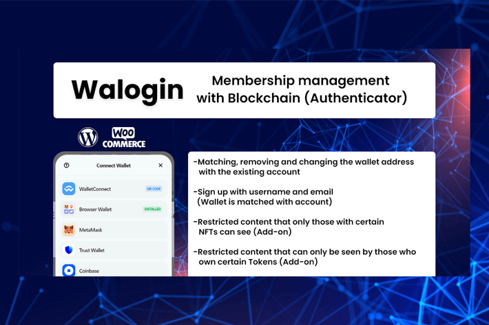 MetaMask, Blockchain, Ethereum login for WordPress