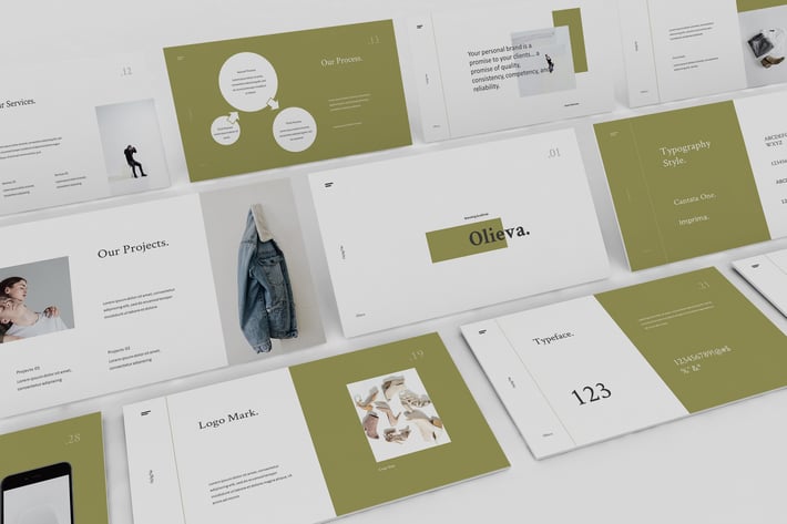 Olieva - Branding Guidelines Keynote