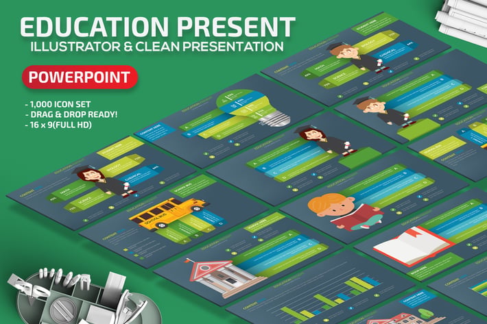 Education Powerpoint Slides Template