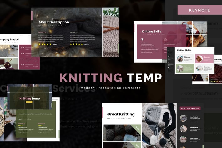Knitting - Keynote Template