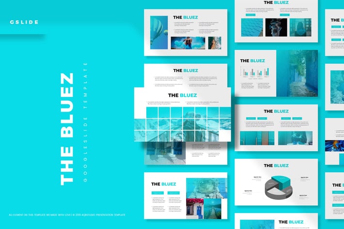The Bluezz  - Google Slides Template