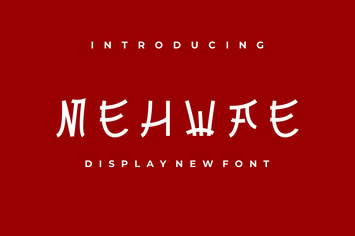 MEHWAE Font