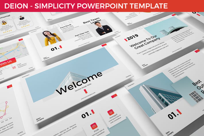 Deion - Simplicity Powerpoint Template