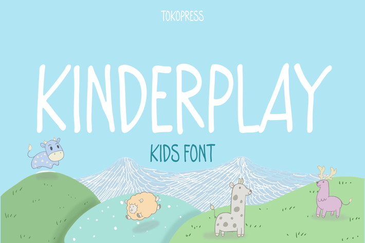 Kinderplay - kids font
