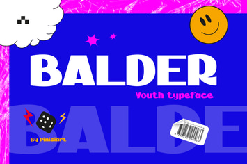 Pop Art Font - Balder 