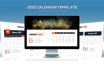 Calendar 2021 Powerpoint Template