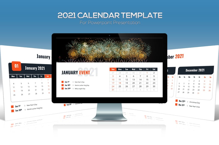 Calendar 2021 Powerpoint Template
