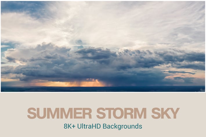 8K+ UltraHD Summer Storm Backgrounds