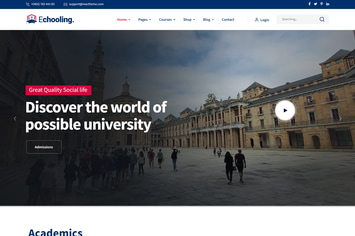 Echooling - Education WordPress Theme