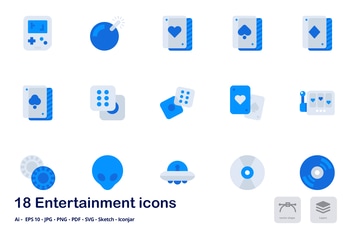 Entertainment Accent Duo Tone Icons