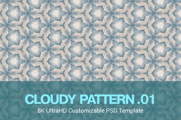 8K UltraHD Seamless Cloudy Pattern Background