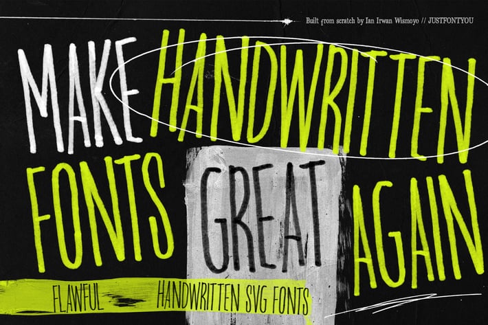Flawful - Handwriting SVG Fonts
