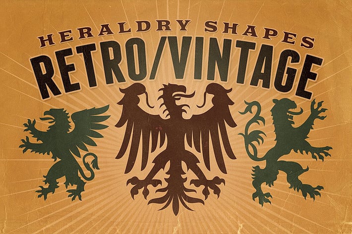 Vintage shapes - Heraldry Symbols 2