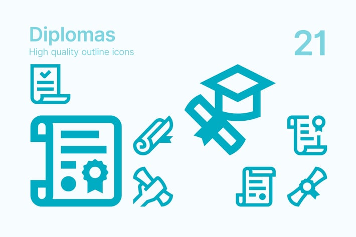 Diploma Icons