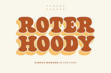 Roter Hoody Font