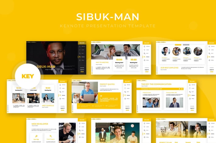 Sibuk-Man - Keynote Template