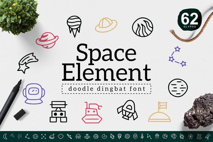 Space Element Dingbat