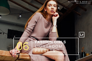 6 Fashion Girls Lightroom Presets + Mobile