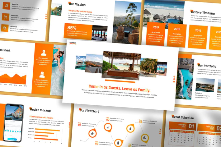 Paradiso - Vacation Keynote Template