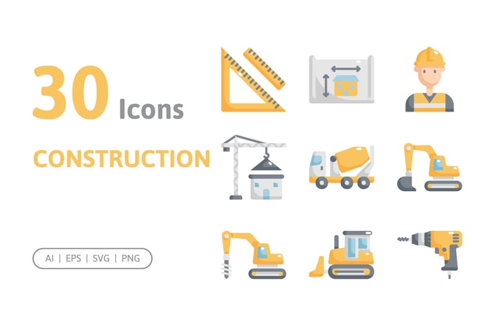 30 Construction Icons