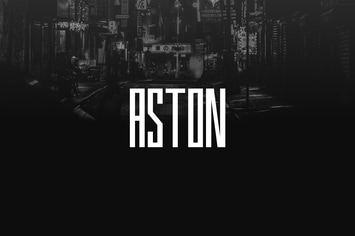 ASTON - Urban Display / Headline / Logo Typeface