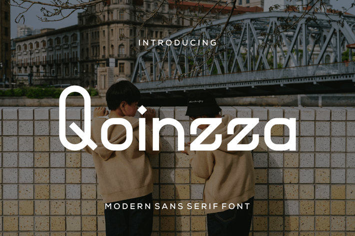 Qoinzza - Modern Sans Serif Font