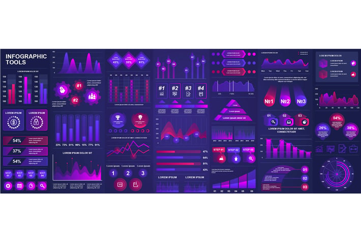 Gradient Infographics Design Template