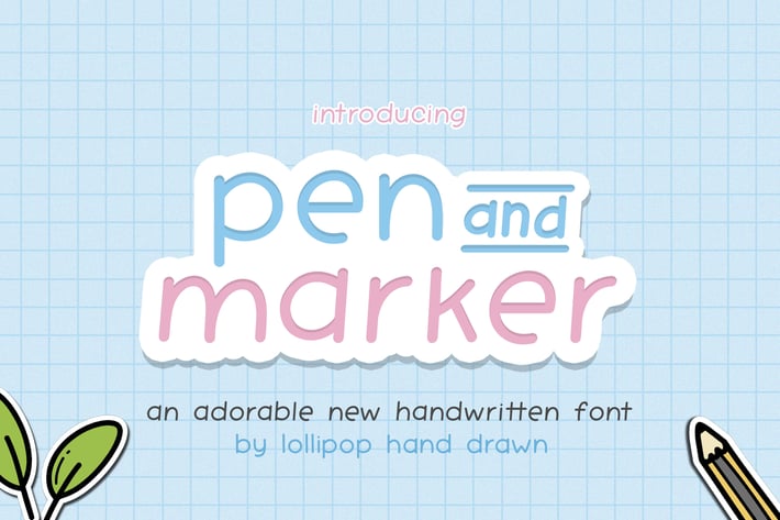 Pen and Marker Font Duo