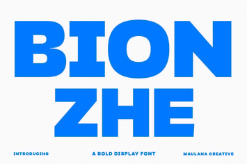 Bionzhe Display Font