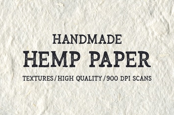 Handmade Hemp Paper Textures
