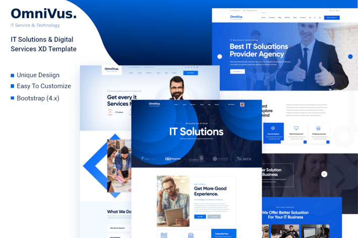 Omnivus - IT Solutions & Services XD Template