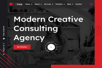 Zirox – Creative Digital Agency HTML Template