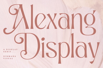 Alexang Display - Retro Font