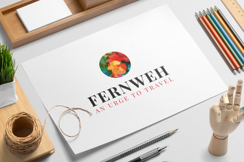 Fernweh logo template