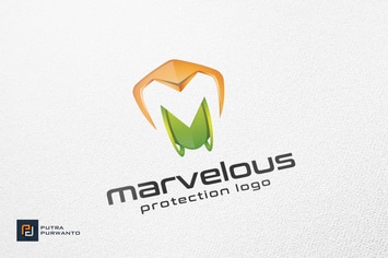 Marvelous / Shield - Logo Template