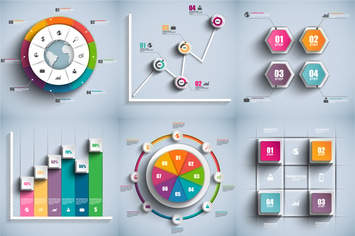 Modern 3D Infographics