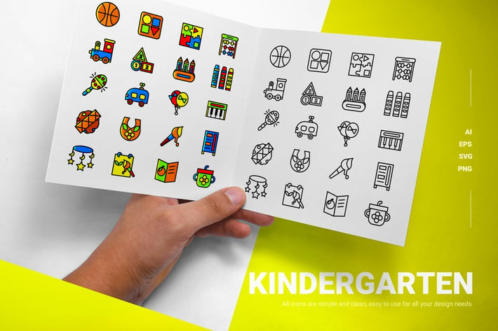 Kindergarten - Icons